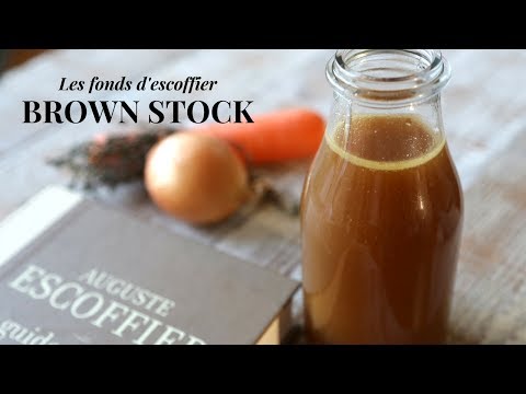The ULTIMATE French Brown Stock Recipe (Escoffier's Secret) | How To Make Beef Stock From Scratch