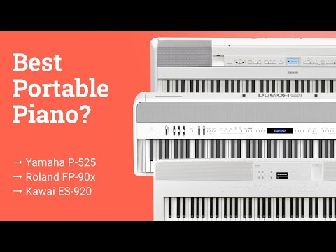 Portable pianos compared: Kawai ES-920 vs. Roland FP-90x vs. Yamaha P-525