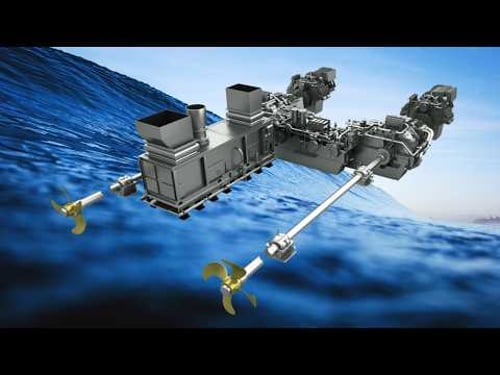 055驱逐舰GT25000燃气轮机世界第一的动力之源 4K