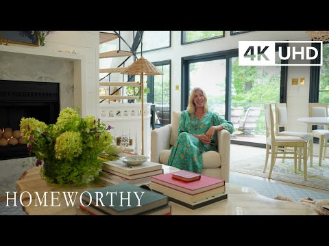 HOUSE TOUR | A Coastal-Inspired Lake House Blending Traditional & Modern Design | 4K