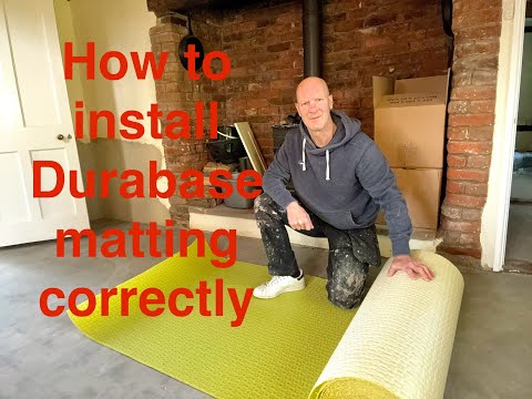Durabase tile matting how to install the correct way