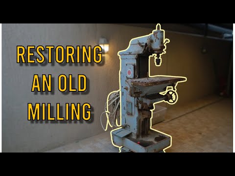 OF-55 Milling Machine Restoration (Part 1) - ОФ-55 станок фрезерный