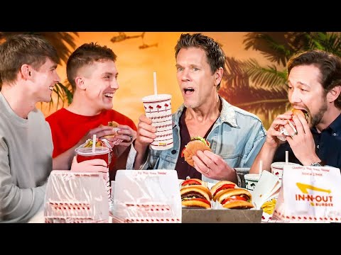 Cheeky In-N-Out with Kevin Bacon and Joseph Gordon-Levitt!