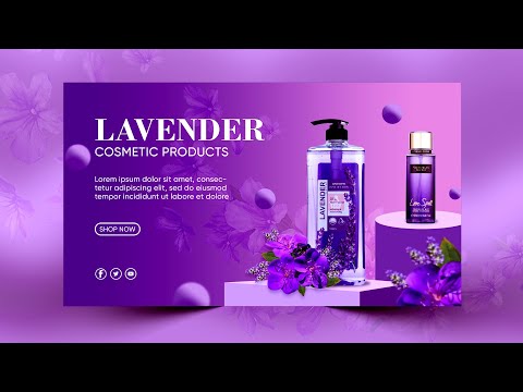 Creative Website Banner Design || Adobe Photoshop Tutorial