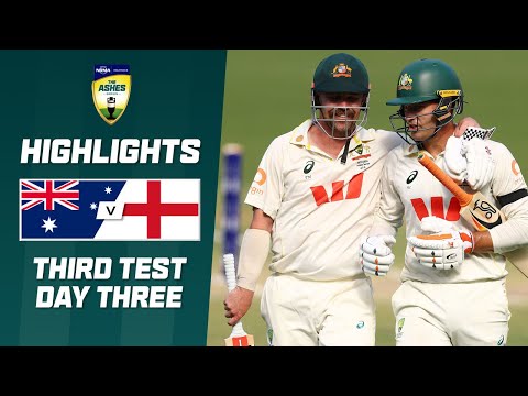 Australia v England 2025-26 | Third #Ashes Test | Day Three
