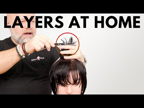 How to Cut Haircut Layers at Home Step by Step