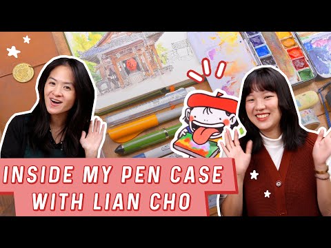 Inside My Pen Case with Children’s Book Author and Illustrator Lian Cho!