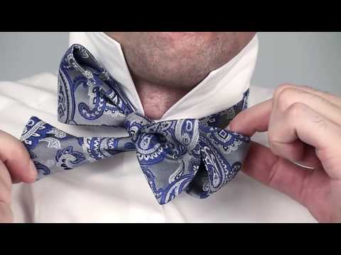 How to Tie a Bow Tie (Mirrored Version)