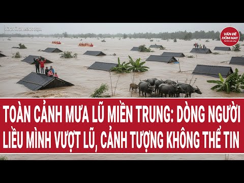 Central floods: Many risk lives to cross waters, narrowly escaping