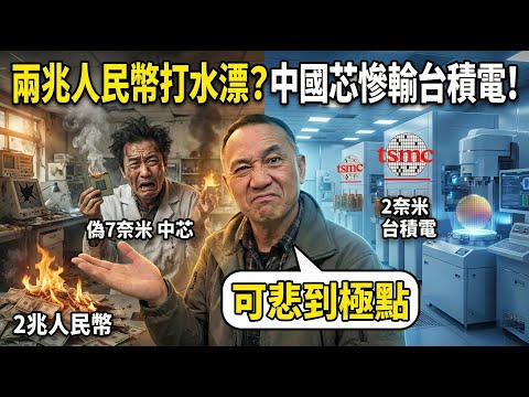 台灣就是這麼牛!中國砸兩兆人民幣搞半導體,結果連台積電的車尾燈都看不到 | 馬一峰