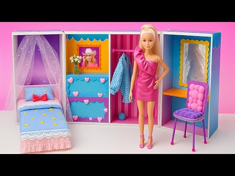 ๐ก How to Build & the Coolest Doll House Ever! โจ๐ DIY Barbie Home Makeover from Cardboard!