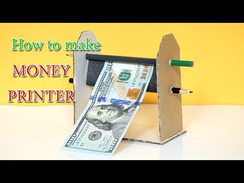 How to make money printer machine | Diy printer machine