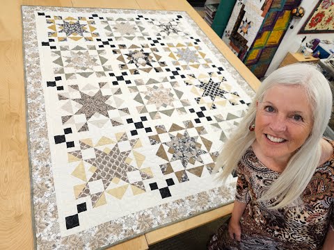 QUILT MAKING "SHINY AND BRIGHT" IS SUCH A DELIGHT!