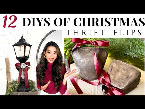 CHRISTMAS THRIFT FLIPS 2025 | 12 Affordable Holiday DIYs