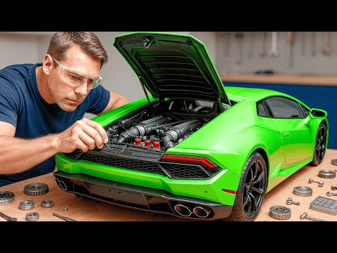 Man Builds $15,000 RC Lamborghini with Real Engine | Start to Finish by @September