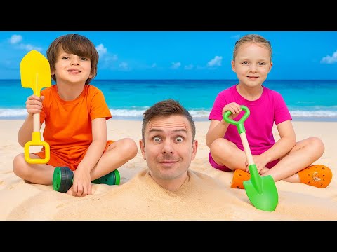 Colored Beach with MAGIC SAND | Vania Mania Kids Adventures Collection