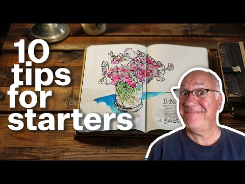 10 tips for starting your sketchbook β and keeping it going!