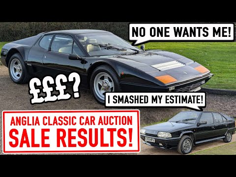 Anglia Classic Car Auctions January Sale Results - Winners and Losers?