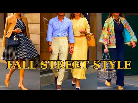 Fall Street Style 2025🍁The Newest Trends in Milan: Chic Outfits, Modern Elegance & Fresh Inspiration