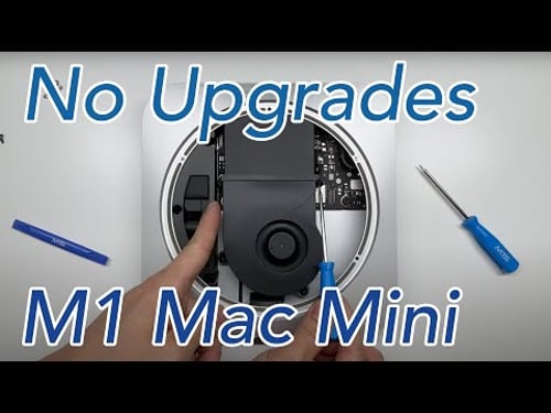 M1 Mac Mini Teardown Disassembly 2020 (M1 close-up in description)