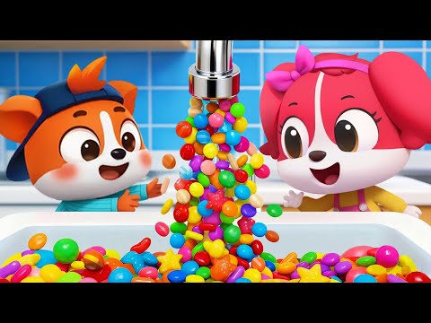 π΄LIVE | A Magic Faucet | Funny Adventures | Kids Cartoon | Sheriff Labrador