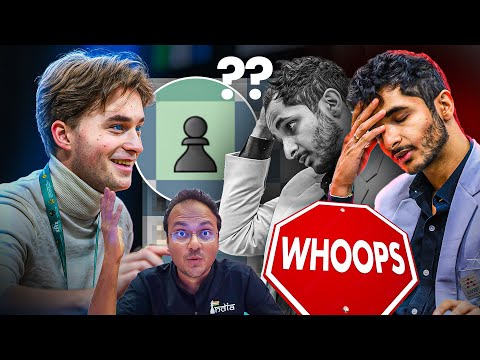 A shocking blunder ends the game | Vincent Keymer vs Vidit Gujrathi | FIDE Grand Swiss 2025