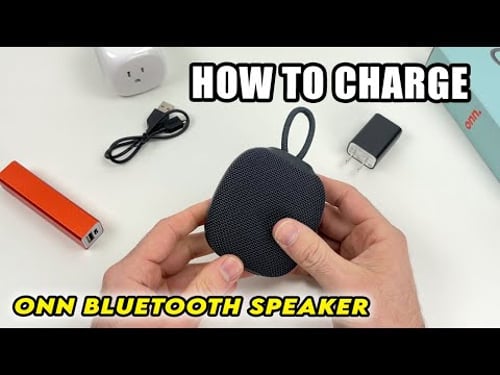 How to Charge Your Onn Bluetooth Speaker (many ways)