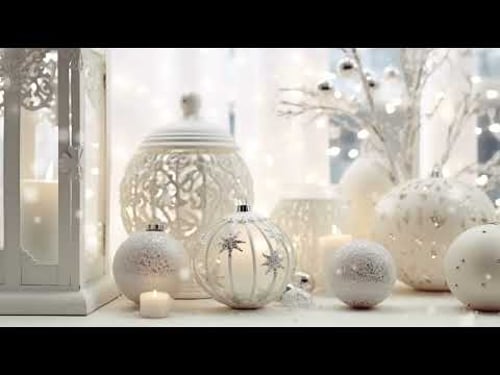 ❄️ Winter White 🕯️ (Poem & Frame TV Art Screensaver Wallpaper for Christmas)