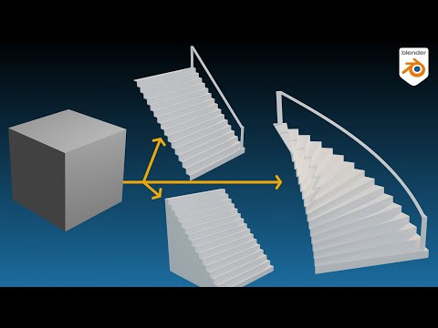 Comment créer un escalier rapidement et simplement sur Blender