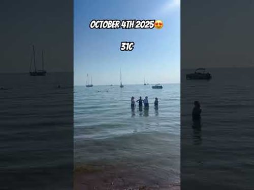 31C in October, Toronto Island Park #toronto