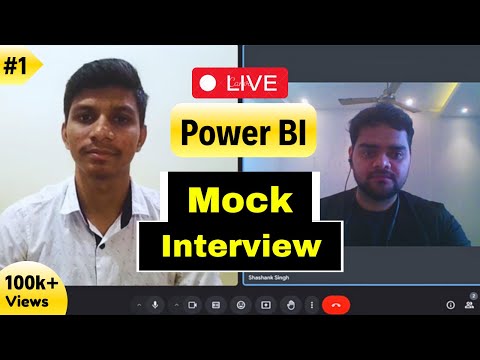 Data Analyst Live Mock Interview | Power BI | 1 Yr Experience | EP 1