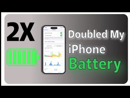 IOS 18 Boost iPhone Battery Life with These Tips : work on any IOS