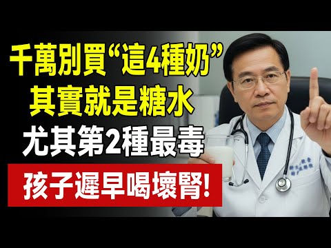 超市裡這4種“假牛奶”,全是添加劑,孩子喝了不長個還傷腎!#牛奶 #假牛奶 #兒童健康