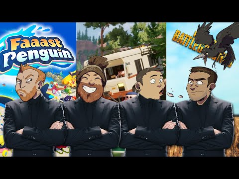 Let's Play Faaast Penguin & RV There Yet & PUBG Customs - THE GAME AWKWARDS 2025!