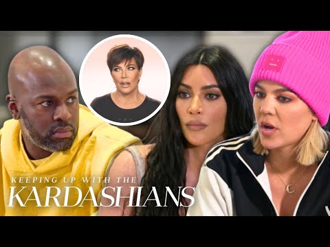 Kris Jenner Calls Out Khloé & Kim Kardashian's Attitude Toward Corey Gamble | KUWTK | E!