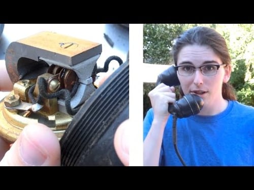1935 Western Electric "Sound-Powered Telephone" test / teardown