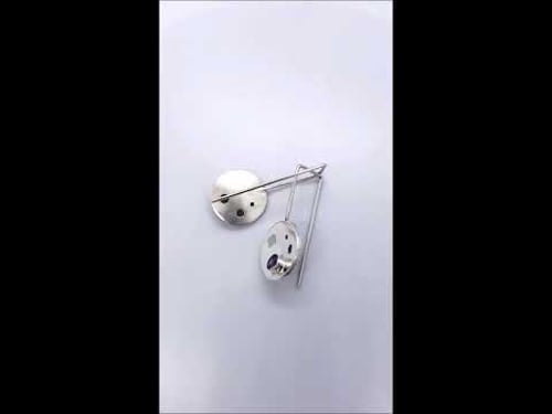 Circle Drop Earrings | Details (Cubic Zirconia)