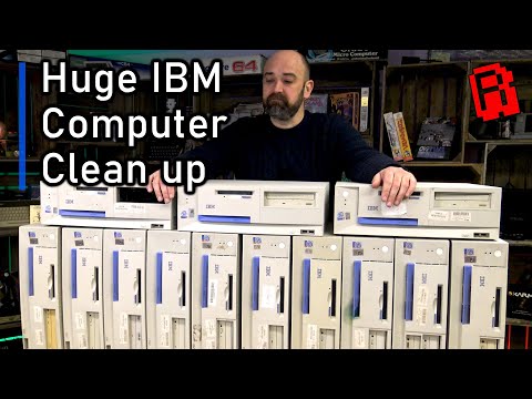 Huge IBM Computer Haul Clean up and Charity Sale