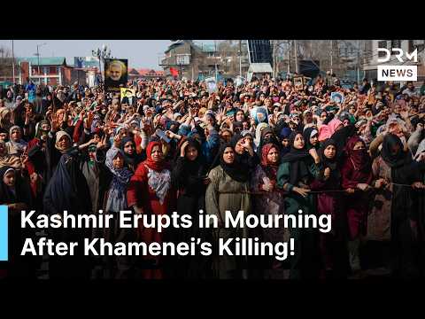 BREAKING: Mass Protests in Srinagar as People Mourn Iran’s Supreme Leader Khamenei | AH1Z