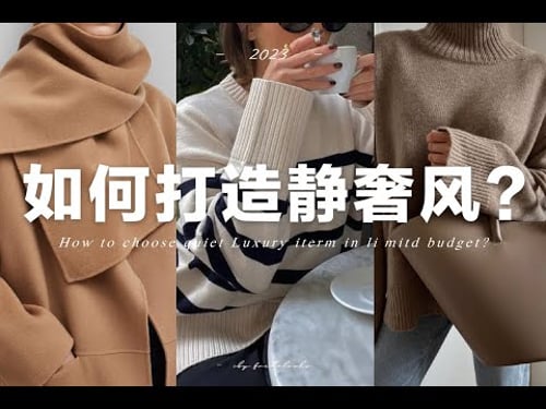 【靜奢風】如何運用有限的預算打造冬季靜奢風穿搭? How to get the Quiet Luxury style on a budget ? | fredalooks