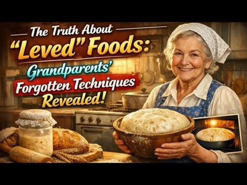 “Forgotten Baking Wisdom: How Our Grandparents Made Leavened Foods”