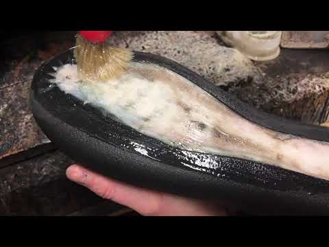 Meindl boots resoled with vibram soles.