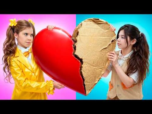 Rich vs Broke Valentine's Day + MORE Adventures for kids