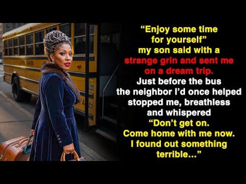 "Enjoy the break,” my son said with a strange smile and sent me on a dream trip...