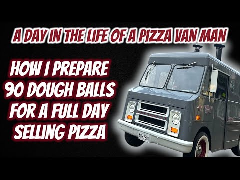 Prepping 90 Dough balls for a day selling pizza