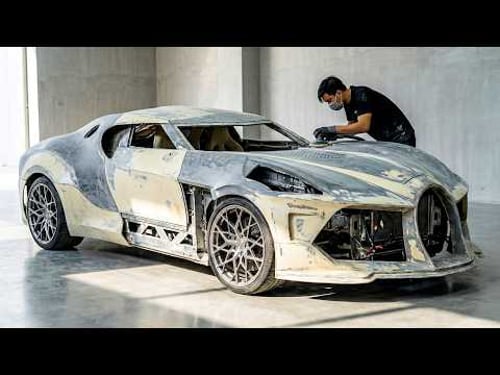 Man Builds a $3 Million BUGATTI Replica at Home | Start to Finish by @HAI SUPERCAR