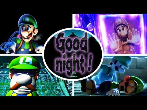 Evolution of Deaths & Game Over Screens in Luigi's Mansion (2001-2024)