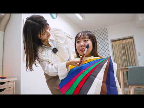 (ASMR) Makeup, Clothes, Hair – Fix It with One SIMPLE Test! Japanese Expert Analyzes Personal Colors
