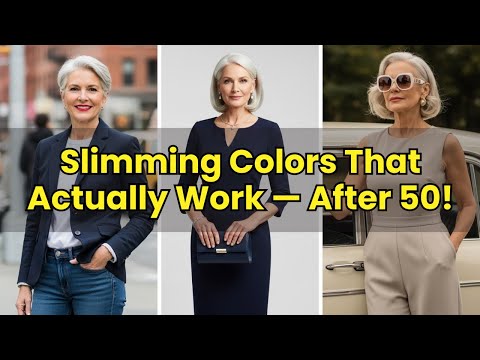 The Most Slimming Colors for Women Over 50 — That Really Work!