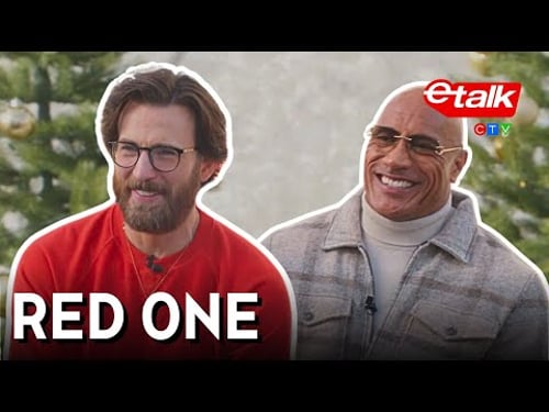 Chris Evans & Dwayne Johnson play 'Red One' cast trivia | Interview